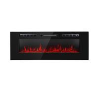 Klarstein Galeras 1800W 127cm Cheminée électrique murale Noir