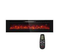 Klarstein Galeras 1800W 178cm Cheminée Électrique Murale Noir