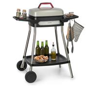 Klarstein Gatsby Grill Barbecue électrique 2000W revêtement antiadhésif - beige & noir