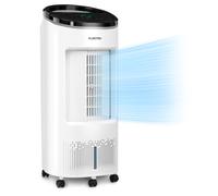 Klarstein Rafraichisseur d'Air Mobile 4 en 1, Refroidisseur d'Air par Evaporation, Mode Nuit, Humidificateur, Ventilateur, Climatiseur Mobile Sans Évacuation et Silencieux, 65W, Débit d'Air 330m³/h