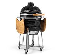 Klarstein Kingsize Kamado Grill (barbecue en céramique, très large set d'accessoires : pierre à pizza, pierre déflecteur, 2 étages grill, rack pour les côtes de porc, etc.)