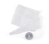 Klarstein kit d'isolation de fenêtre pour climatiseurs mobiles : longueur : 3,9 m, fermeture à glissière, bande autogrippante, blanc