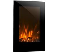 Klarstein Cheminée Electrique d'Intérieur, Chauffage Electrique de 2000W, Fausse Cheminée Decorative avec Effet Flamme en LED, Télécommande Inclus, Programmable, Minuterie, Thermostat Réglable