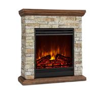 Klarstein Lienz 1800W 60cm Cheminée Électrique Brun Clair