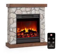 Klarstein Lienz 1800W 60cm Cheminée électrique Gris Clair