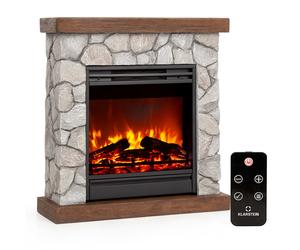 Klarstein Lienz 1800W 60cm Cheminée électrique Gris Clair