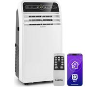 Klarstein Metrobreeze New York Smart 7k Climatiseur Mobile - 7000 BTU, 21-34 m², WiFi App & Télécommande, Silencieux Ventilateur 3 Vitesses, Déshumidificateur, Minuterie 24h, Noir