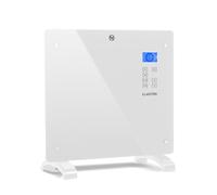 Klarstein Convecteur Norderney 1000W Chauffage électrique, roulettes, silencieux Blanc