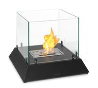 Klarstein Phantasma Cubo 1,0kW 4 à 6h Cheminées de Table au Bioéthanol Noir