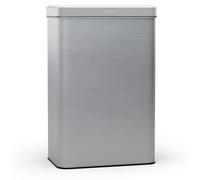 Klarstein Poubelle à capteur sans contact 50 L - poubelle à détecteur de mouvement, acier inoxydable, Soft-Close, poubelle de cuisine