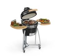 Queensize Barbecue Kamado grille cuisson inox - noir