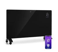Klarstein Convecteur électrique Bansin Crystal Smart 2500W 25m² Connecté Noir