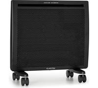Klarstein Radiateur Electrique à Faible Consommation d'Energie, 1000W Chauffage Electrique Infrarouge avec Thermostat, Détection Fenêtres Ouvertes, Chauffage d'Appoint Portable, Radiateurs Silencieux