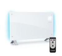 Klarstein Radiateur Electrique à Faible Consommation d'Energie, 2000W Chauffage Electrique d'Intérieur avec Thermostat, Portable, Chauffage Mural, d'Appoint, Radiateurs, Pieds en Aluminium