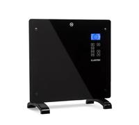 Klarstein Radiateur Electrique Mobile, Chauffage Electrique Mural 1000W à Faible Consommation d'Energie pour Maison, Salle de Bain, Convecteur, Radiateurs Electriques Silencieux, Thermostat, Roulettes
