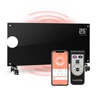 Klarstein Radiateur Electrique Silencieux Mobile, Chauffage Electrique Mural Intelligent 2000W à Faible Consommation d'Energie pour Maison, Salle de Bain, Thermostat, Roulettes