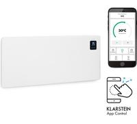Klarstein Radiateur Electrique Smart à Faible Consommation d'Energie, 2500W Chauffage Electrique d'Intérieur avec Thermostat, Chauffage d'Appoint Portable avec Roulettes, Radiateurs Mural Silencieux