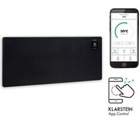 Klarstein Radiateur Electrique Smart à Faible Consommation d'Energie, 2500W Chauffage Electrique d'Intérieur avec Thermostat, Chauffage d'Appoint Portable avec Roulettes, Radiateurs Mural Silencieux