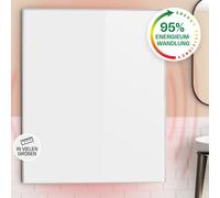 Klarstein Radiateur Infrarouge Mural, Chauffage Infrarouge 1200W, Panneau Chauffant Infrarouge Puissant, Radiateur Electrique Extra Plat, Salle de Bain, Sans CO2, Faible Consommation d'Energie