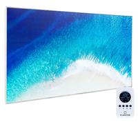 Klarstein Radiateur Infrarouge Mural, Chauffage Infrarouge 600W, Panneau Chauffant Infrarouge, Télécommande, Radiateur Electrique Extra Plat, Salle de Bain, Sans CO2, Faible Conso d'Energie