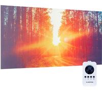 Klarstein Radiateur Infrarouge Mural, Chauffage Infrarouge 720W, Panneau Chauffant Infrarouge Puissant, Radiateur Electrique Extra Plat, Salle de Bain, Sans CO2, Faible Consommation d'Energie