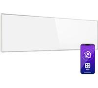 Klarstein Radiateur Infrarouge Mural Intelligent, Chauffage Infrarouge 300W, Panneau Chauffant Infrarouge, APP Mobile, Radiateur Electrique Extra Plat, Salle de Bain, Sans CO2, Faible Conso d'Energie