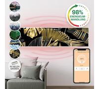 Klarstein Radiateur Infrarouge Mural Intelligent, Chauffage Infrarouge 350W, Panneau Chauffant Infrarouge, APP Mobile, Radiateur Electrique Extra Plat, Salle de Bain, Sans CO2, Faible Conso d'Energie