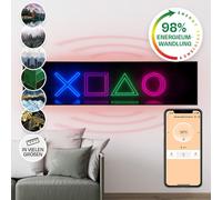 Klarstein Radiateur Infrarouge Mural Intelligent, Chauffage Infrarouge 350W, Panneau Chauffant Infrarouge, APP Mobile, Radiateur Electrique Extra Plat, Salle de Bain, Sans CO2, Faible Conso d'Energie