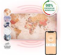 Klarstein Radiateur Infrarouge Mural Intelligent, Chauffage Infrarouge 700W, Panneau Chauffant Infrarouge, APP Mobile, Radiateur Electrique Extra Plat, Salle de Bain, Sans CO2, Faible Conso d'Energie