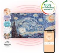 Klarstein Radiateur Infrarouge Mural Intelligent, Chauffage Infrarouge 700W, Panneau Chauffant Infrarouge, APP Mobile, Radiateur Electrique Extra Plat, Salle de Bain, Sans CO2, Faible Conso d'Energie