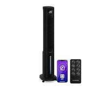 KLARSTEIN Rafraichisseur d’Air, Refroidisseur d’Air Évaporatif, 5L, Télécommande, Application, Mobile, Ventilateur Climatiseur Chambre 30m², Black