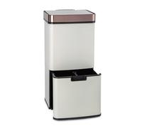 Royal Trash Rose Gold Poubelle à capteur 72 L acier inoxydable or rose