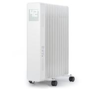 Klarstein Sanford Smart 2500W Radiateur à Bain d'Huile 11 Éléments Blanc