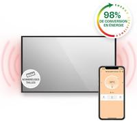 Klarstein Smart Chauffage Infrarouge, 750W Radiateur Electrique, Contrôle via APP Mobile WiFi, Détection de Fenêtre Ouverte, IP24, Chauffage Mural Salle de Bain, Thermostat, Econome, Sans CO2