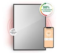 Klarstein Smart Chauffage Infrarouge, 750W Radiateur Electrique, Contrôle via APP Mobile WiFi, Détection de Fenêtre Ouverte, IP24, Chauffage Mural Salle de Bain, Thermostat, Econome, Sans CO2