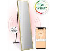 Klarstein Smart Chauffage Infrarouge, 900W Radiateur Electrique, Contrôle via APP Mobile WiFi, Détection de Fenêtre Ouverte, IP24, Chauffage Mural Salle de Bain, Thermostat, Econome, Sans CO2