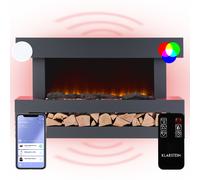Klarstein Studio LightFire Smart 2000W 121cm Cheminée Électrique Gris foncé