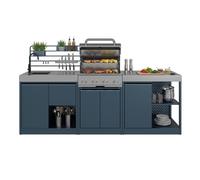 Klarstein WaldChef 30 mbar 12800 W Ensemble cuisine extérieure