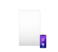 Klarstein Wonderwall Smart 600W 100x60cm Panneau Rayonnant Infrarouge Blanc