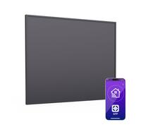 Klarstein Panneau chauffant mural Wonderwall 360W WiFi IP24 Thermostat Minuterie Gris foncé