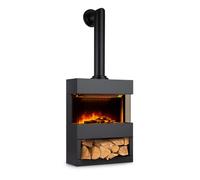 Klarstein Zermatt 1800W 49cm Cheminée électrique Noir