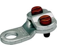 Klauke 573R8 Cosse à oeillet 2 vis Section max.=16 mm² Ø du trou=8.5 mm non isolé métal 1 pc(s)