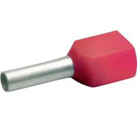 Klauke 8718 Embout double dextrémité de câble 1 mm² partiellement isolé rouge 1000 pc(s)