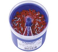 Klauke GR4718DO Assortiment d'embouts simples 1 mm² partiellement isolé rouge 1000 parties