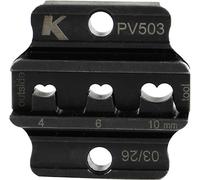 Klauke PV503 Insert à compression pour raccord photovoltaïque 4 à 10 mm² adapté pour marque (pinces) Klauke EKM50ML