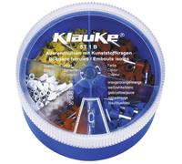 Klauke ST1B Assortiment dembouts simples 0.5 mm², 0.75 mm², 1. mm², 1.5 mm², 2.5 mm² partiellement isolé orange, blanc, jaune, rouge, bleu 400 parties