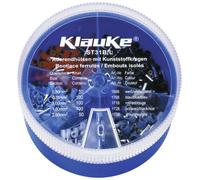 Klauke ST31B Assortiment d'embouts simples 0.5 mm², 0.75 mm², 1 mm², 1.5 mm², 2.5 mm² partiellement isolé blanc, bleu, rouge