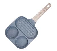 Poêle 3 en 1 en marbre pour œufs, crêpes, grill à crêpes 18 cm GRIS KLAUSBERG KB