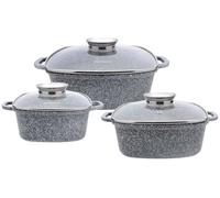 Klausberg lot de 3 casseroles 2,5l 4,4l 6,5l KB7534