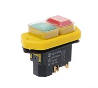 KLD28A Interrupteur à bouton-poussoir 5 broches 16 A AC 250 V Interrupteur d'alimentation électromagnétique avec mise hors tension et protection contre la sous-tension pour une utilisation dans les